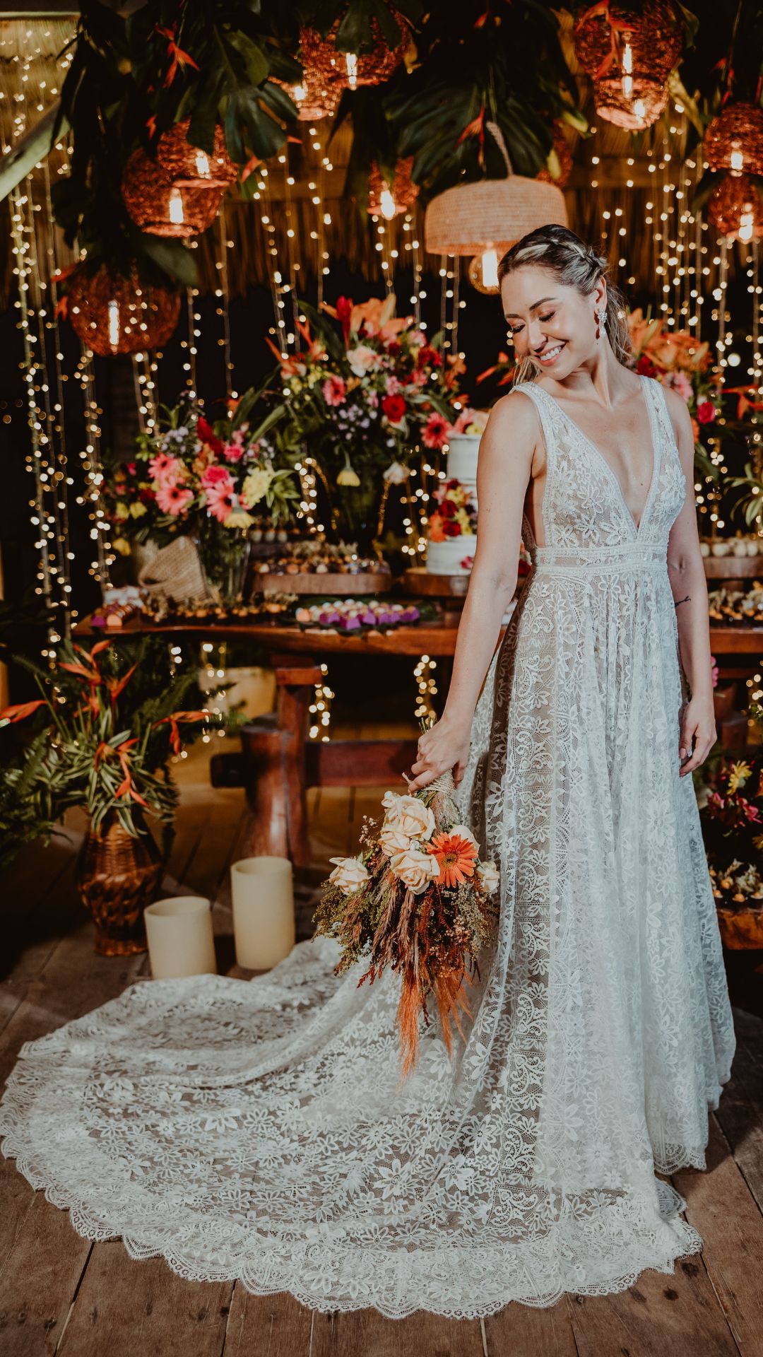 Modelos de Vestido de Noiva para casamento na praia - Eternos