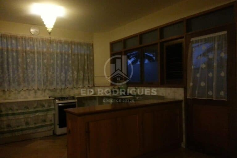 venda casa jericoacoara cozinha a noite